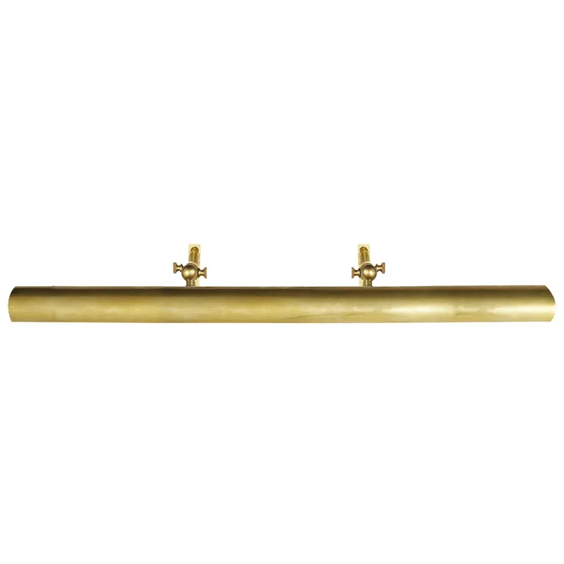 Chapman & Myers Frame Makers 30" Picture Light in Hand-Rubbed Antique Brass Wall Light W30" x H1.5"
