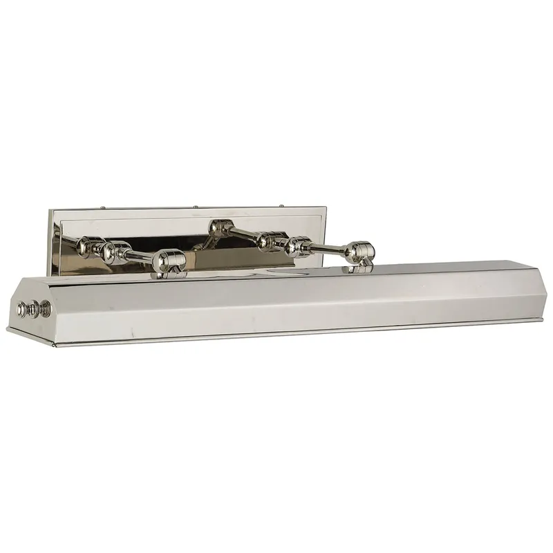 Chapman & Myers Dorchester 30" Picture Light in Polished Nickel Wall Light W30" x H4.5"