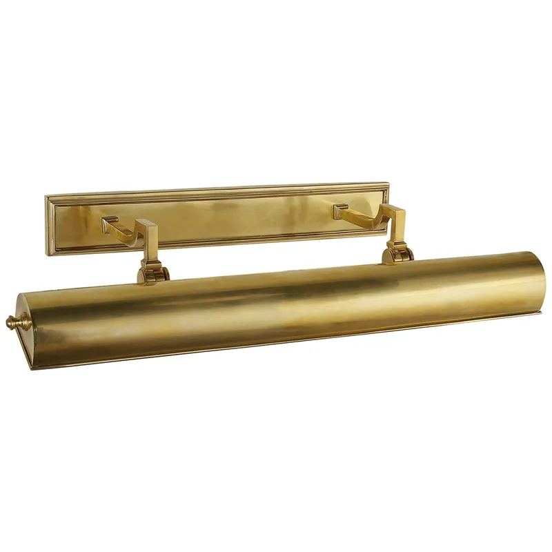 Alexa Hampton Dean 24" Picture Light in Natural Brass Wall Light W25.5" x H5"
