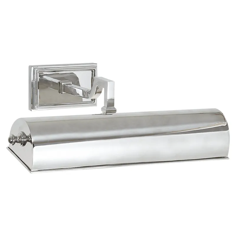 Alexa Hampton Dean 12" Picture Light in Polished Nickel Wall Light W13.5" x H5"