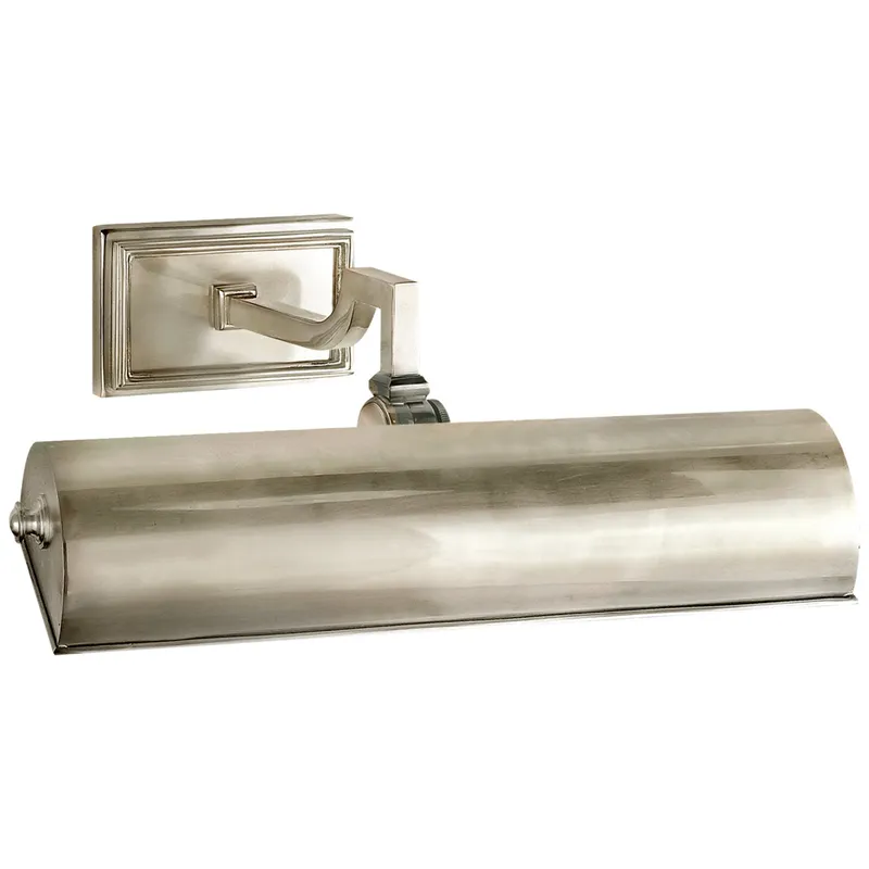 Alexa Hampton Dean 12" Picture Light in Brushed Nickel Wall Light W13.5" x H5"