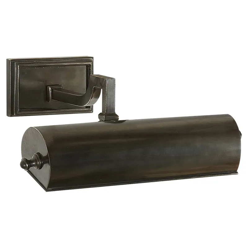 Alexa Hampton Dean 9" Picture Light in Gun Metal Wall Light W10.5" x H5"