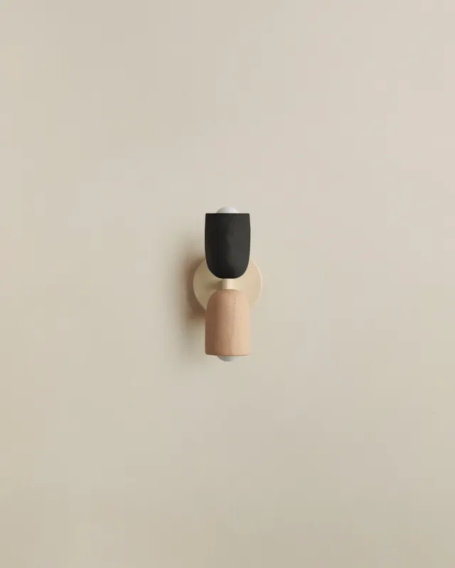 Ceramic Up Down Sconce, Slim